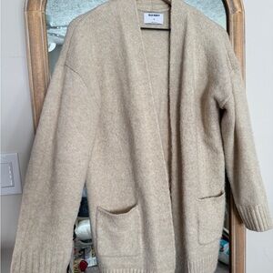Old Navy Tan Open-Front Cardigan
